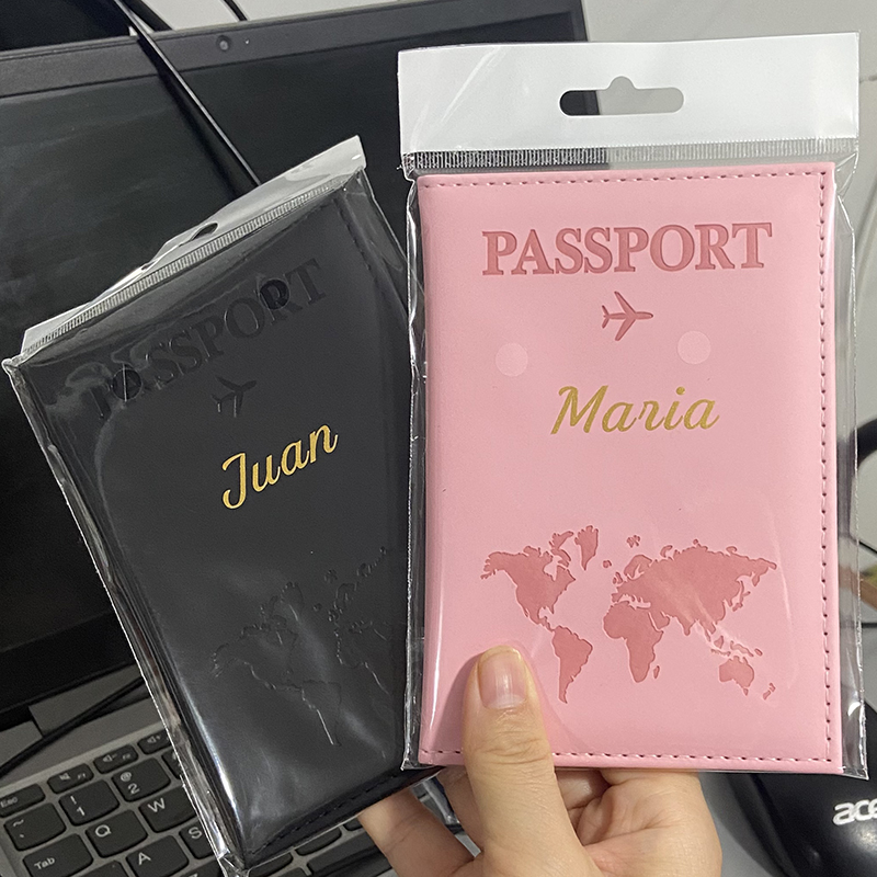 여권 커버에 사용자 정의 골드 컬러 이름 여행 지갑 남 - Passport Holder Rfid 리뷰 및 가격