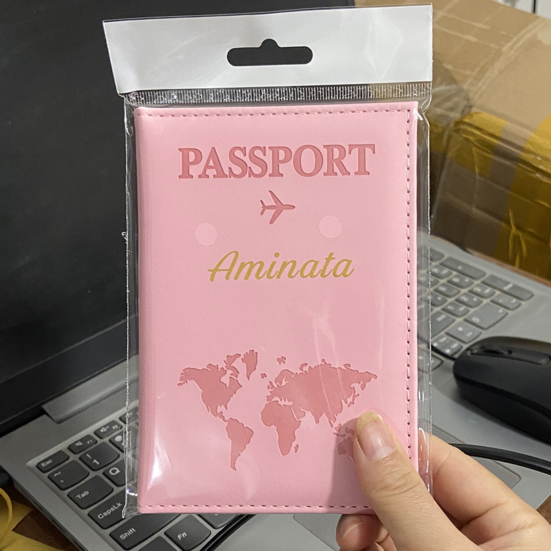 여권 커버에 사용자 정의 골드 컬러 이름 여행 지갑 남 - Passport Holder Rfid 리뷰 및 가격