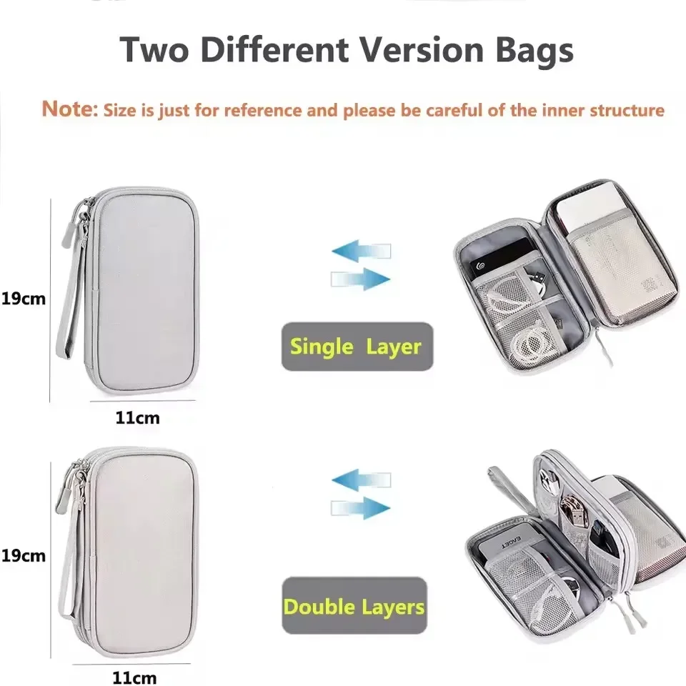 여행용 케이블 가방 휴대용 디지털 보관 파우치 충전기  - Travel Accessories Gadget 리뷰 및 가격