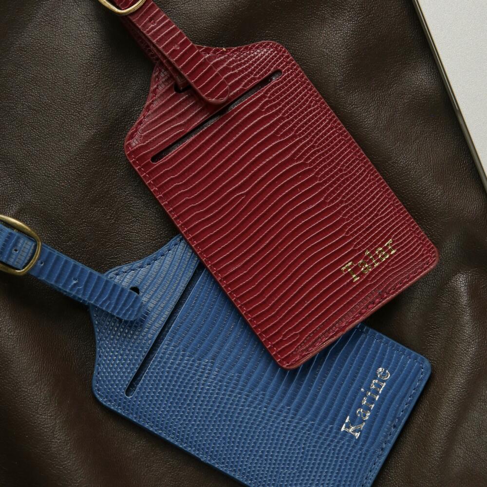 맞춤형 이름 도마뱀 가죽 수하물 태그 개인 맞춤형 양각 - Travel Accessories Hong Kong 리뷰 및 가격