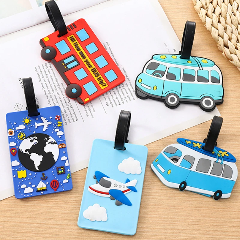 귀여운 만화 자동차 PVC 실리콘 수하물 태그 여행 수 - Travel Accessories Plane 리뷰 및 가격