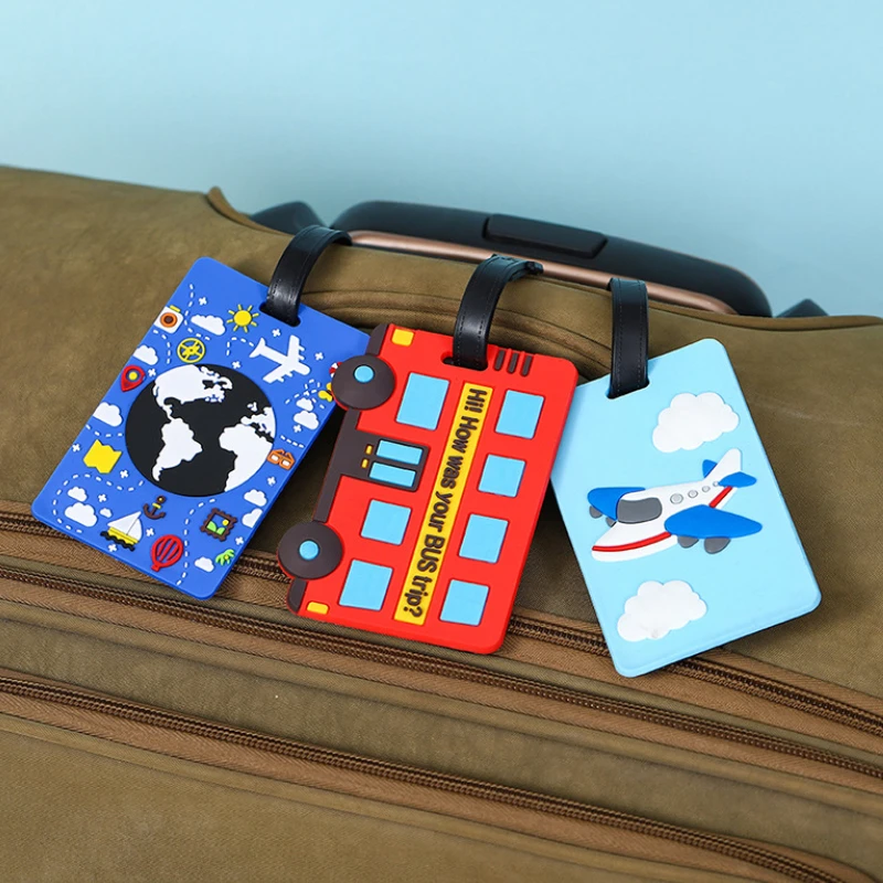 귀여운 만화 자동차 PVC 실리콘 수하물 태그 여행 수 - Travel Accessories Plane 리뷰 및 가격