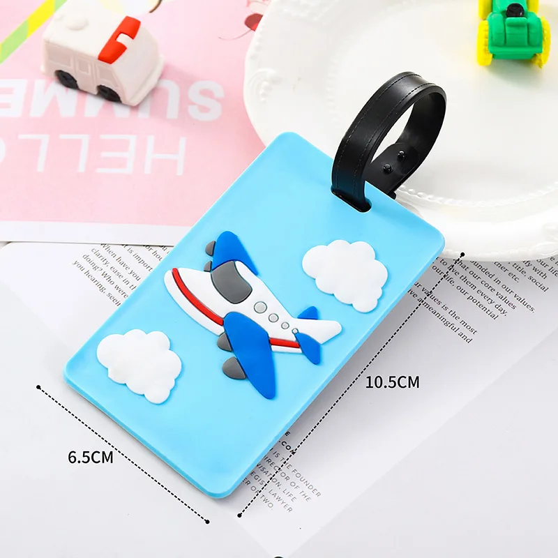 귀여운 만화 자동차 PVC 실리콘 수하물 태그 여행 수 - Travel Accessories Plane 리뷰 및 가격