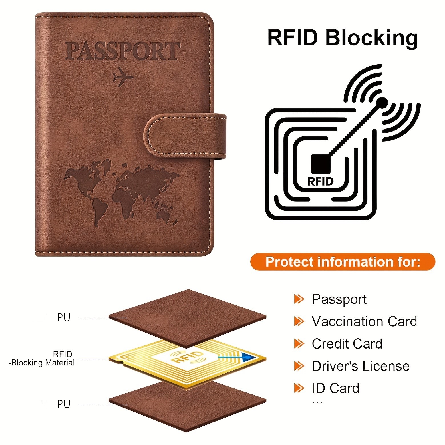 여권 지갑, 신용카드 슬롯과 탑승권 슬롯이 결합된 여권 - Passport Holder Rfid 리뷰 및 가격