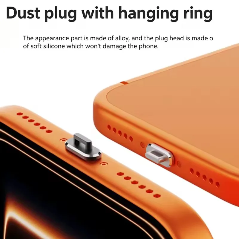 6-1PCS 방진 플러그 투명 충전 포트 DIY 먼지  - Travel Plug Type C 리뷰 및 가격