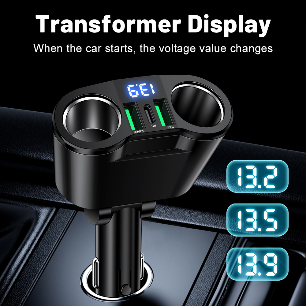 USB 차량용 충전기 어댑터 C타입 다중 기기 동시 충 - Travel Plug Type C 리뷰 및 가격