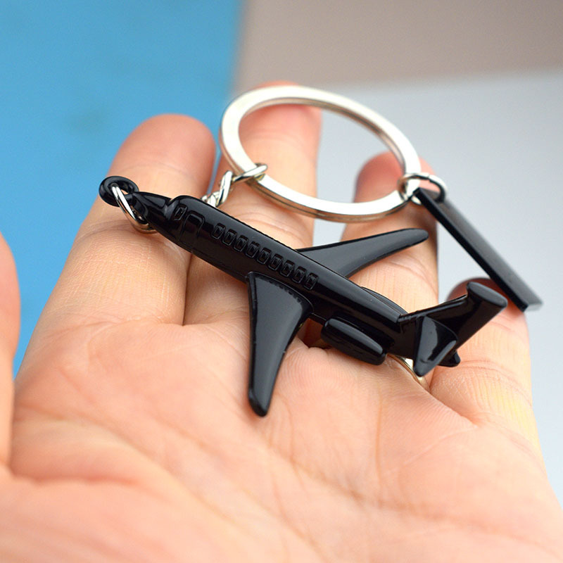 창의적인 3D 비행기 모델 열쇠고리 패션 항공 펜던트  - Travel Accessories Plane 리뷰 및 가격