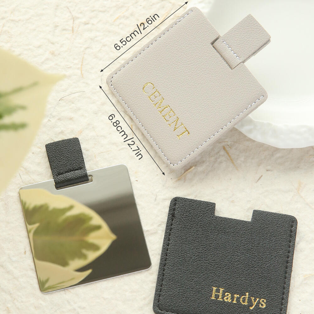 맞춤형 금박 이름 인쇄 PU 가죽 수하물 태그 사각형  - Travel Accessories Hong Kong 리뷰 및 가격