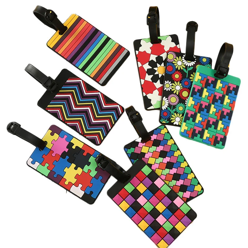 여행 가방 컬러 패턴 수하물 태그 디자인, ID 태그, - Travel Accessories Designer 리뷰 및 가격