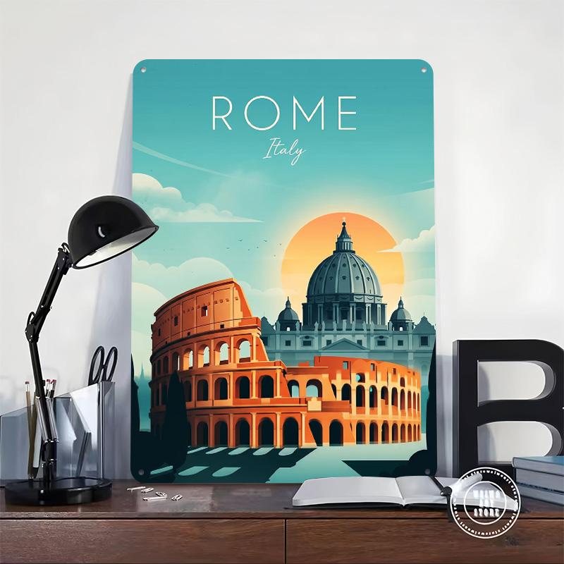 로마 여행 금속 포스터 팬들을 위한 완벽한 선물 개인화 - Travel Accessories Rome 리뷰 및 가격