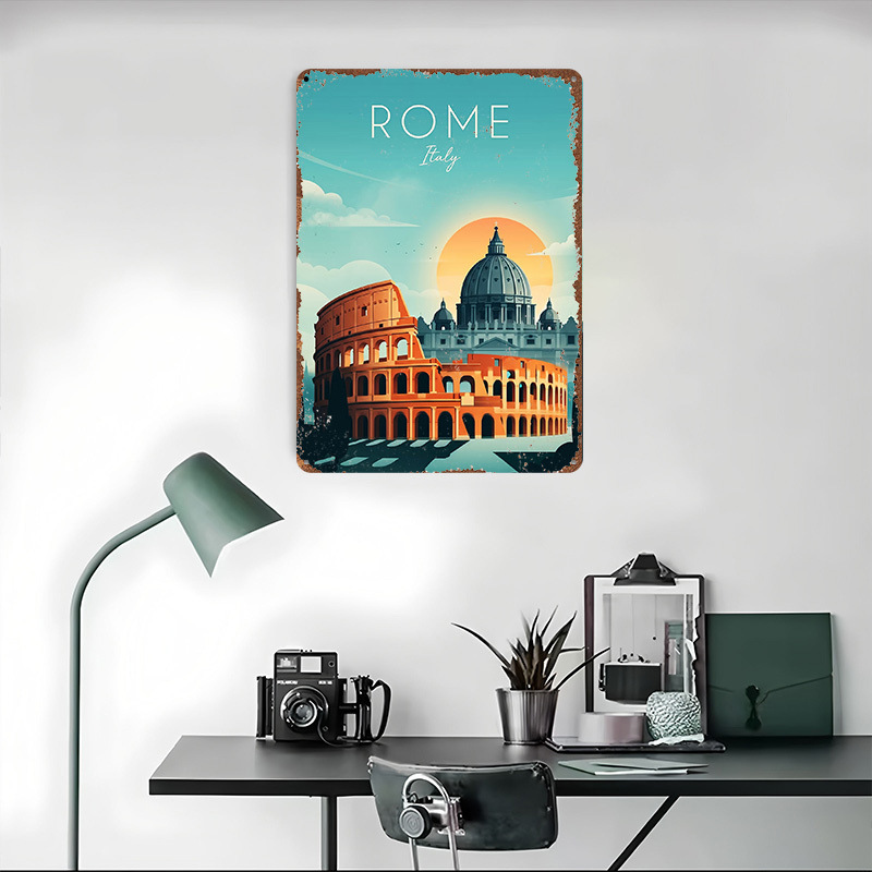 로마 여행 금속 포스터 팬들을 위한 완벽한 선물 개인화 - Travel Accessories Rome 리뷰 및 가격