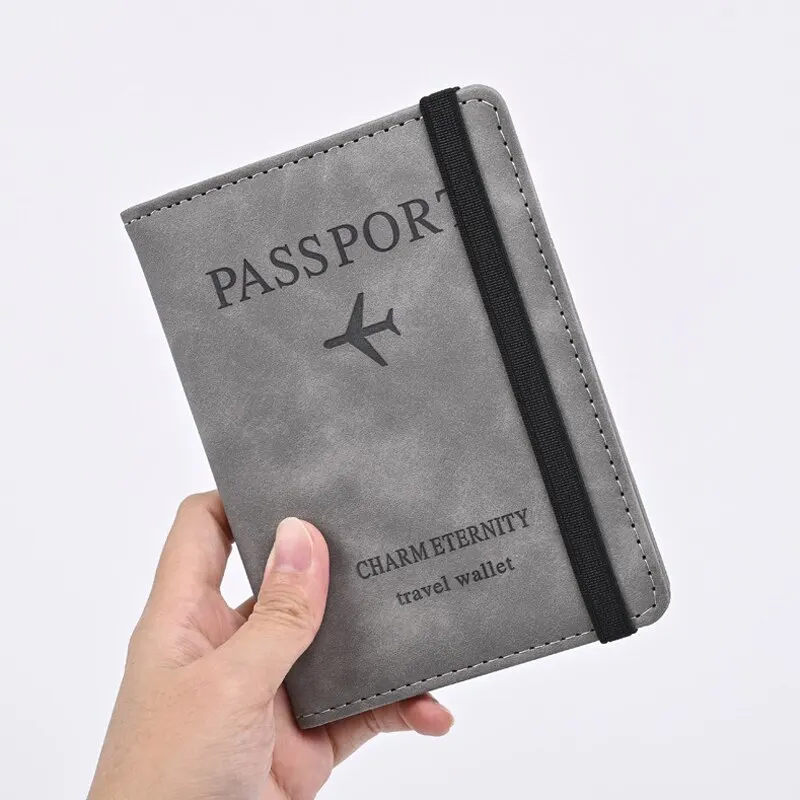 남성용 PU 가죽 지갑, 여행 여권 지갑 카드, 남성  - Passport Holder Rfid 리뷰 및 가격