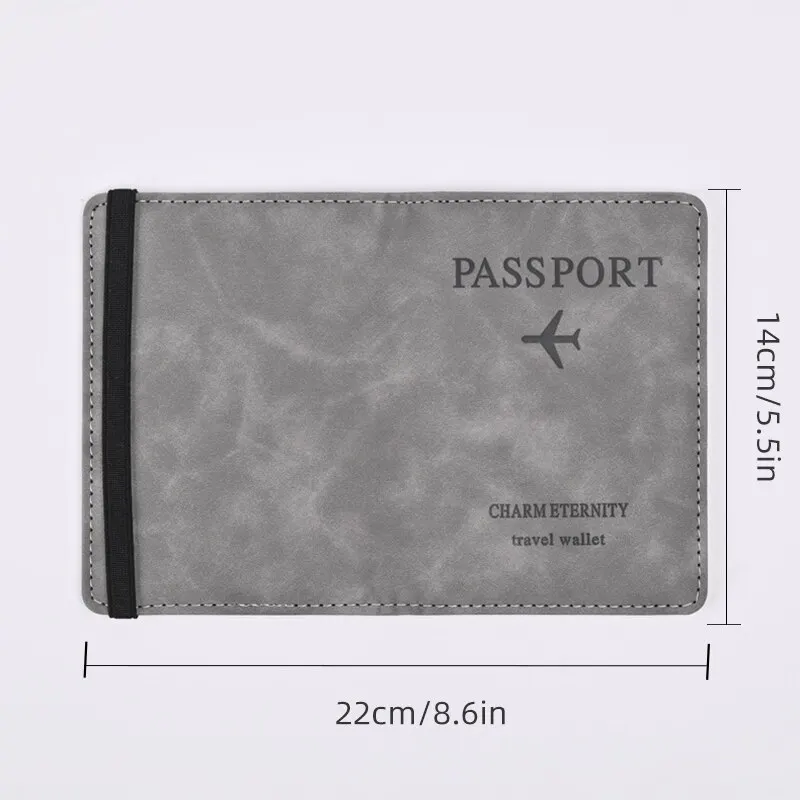 남성용 PU 가죽 지갑, 여행 여권 지갑 카드, 남성  - Passport Holder Rfid 리뷰 및 가격
